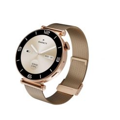 Smartwatch Garett Rose różowe złoto mesh. Czerwone zegarki smartwatch GARETT. Za 299.00 zł.