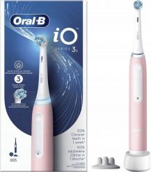 Szczoteczka Oral-B iO Series 3s Różowa. Czerwone szczoteczki elektryczne ORAL-B. Za 389.31 zł.