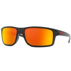 Polaryzacyjne okulary przeciwsłoneczne szklane Oakley Gibston Prizm. Brązowe okulary przeciwsłoneczne męskie Oakley, bez wzorów, sportowe, szklane. W wyprzedaży za 749.00 zł.