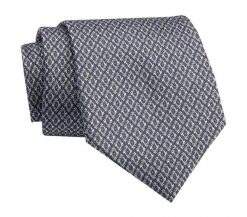Krawat Klasyczny, Granatowo-Biały w Drobny Geometryczny Wzór, Szeroki 8 cm, Elegancki -CHATTIER. Niebieskie krawaty i muchy męskie Chattier, bez wzorów, z tkaniny, eleganckie. Za 49.00 zł.