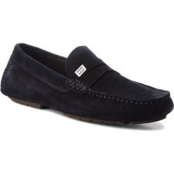 Mokasyny TOMMY HILFIGER - Seasonal Hardware Suede Loafer FM0FM01807 Midnight 403. Mokasyny męskie marki Tommy Hilfiger. W wyprzedaży za 419.00 zł.