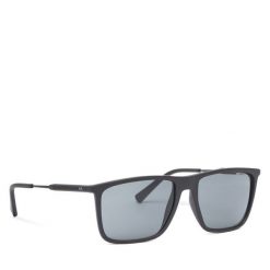 Okulary przeciwsłoneczne Armani Exchange. Czarne okulary przeciwsłoneczne męskie Armani Exchange, bez wzorów. Za 439.99 zł.