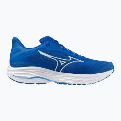 Buty do biegania męskie Mizuno Wave Ultima 16. Białe buty do biegania męskie Mizuno, bez wzorów, bez zapięcia, do biegania, mizuno wave. Za 419.99 zł.
