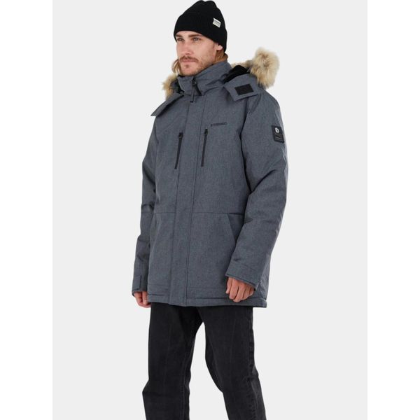 Kurtka Zimowa Męska Fundango Spirit. Szare kurtki męskie Fundango, na zimę, m, bez wzorów, z puchu, klasyczne, bez ramiączek, bez kaptura. W wyprzedaży za 399.00 zł.