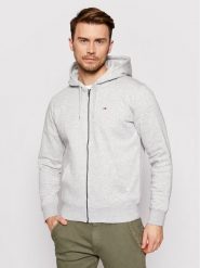 Tommy Jeans Bluza DM0DM09592 Szary Regular Fit. Szare bluzy rozpinane męskie Tommy Jeans, m, bez wzorów, z bawełny, bez ramiączek, bez kaptura. Za 259.99 zł.