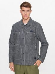 Vans Kurtka przejściowa Hickory Stripe Drill Chore Coat VN0008G2 Szary Regular Fit. Szare kurtki męskie Vans, l, bez wzorów, z bawełny, bez ramiączek, bez kaptura. Za 269.99 zł.