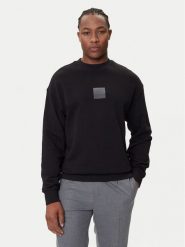 HUGO Bluza Dusplited 50542847 Czarny Relaxed Fit. Czarne bluzy nierozpinane męskie Hugo, m, bez wzorów, z bawełny, bez ramiączek, bez kaptura. Za 379.99 zł.