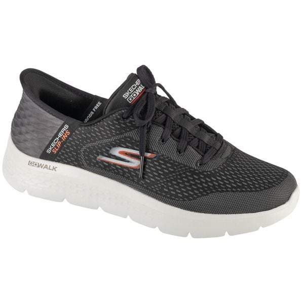 Buty sportowe Sneakersy męskie, Slip-Ins: GO WALK Flex - New World. Czarne buty sportowe na co dzień męskie Skechers, m, bez wzorów, casualowe, bez ramiączek, bez kaptura, trekkingowe. Za 339.99 zł.