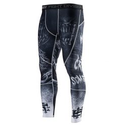 Legginsy sportowe męskie EXTREME HOBBY PSYCHO CLOWN. Czarne bielizna termoaktywna męska EXTREME HOBBY, m, bez wzorów, z elastanu, bez ramiączek. Za 229.00 zł.