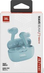 Słuchawki JBL Wave Beam Miętowe. Zielone słuchawki bluetooth JBL. Za 150.00 zł.
