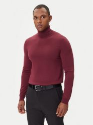 HUGO Golf San Thomas-M 50474174 Bordowy Regular Fit. Czerwone kardigany męskie Hugo, m, bez wzorów, z wełny, bez ramiączek. Za 519.99 zł.