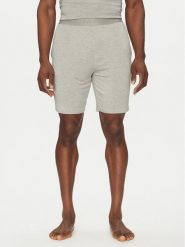 Calvin Klein Underwear Szorty piżamowe LV00NM2824 Szary Regular Fit. Szare szorty męskie Calvin Klein Underwear, bez wzorów. Za 119.99 zł.