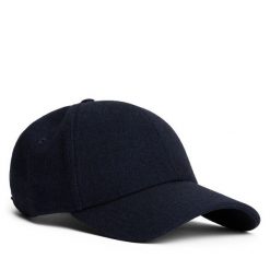 Czapka z daszkiem Tommy Hilfiger. Niebieskie czapki męskie Tommy Hilfiger, bez wzorów. Za 199.99 zł.
