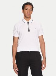 Boss Polo Philix 50519760 Biały Regular Fit. Białe koszulki polo męskie Boss, l, bez wzorów, z bawełny, bez kołnierzyka, bez ramiączek. Za 289.99 zł.