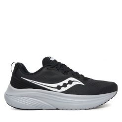 Buty do biegania Saucony. Czarne buty do biegania męskie Saucony, bez wzorów, bez zapięcia, do biegania. Za 459.99 zł.