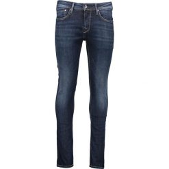 Dżinsy "Finsbury" - Skinny fit - w kolorze granatowym. Niebieskie jeansy męskie Denim Special, z aplikacjami, klasyczne. W wyprzedaży za 189.95 zł.