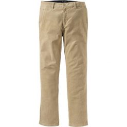 Spodnie sztruksowe chino Regular Fit bonprix jasny khaki. Eleganckie spodnie męskie marki bonprix. Za 54.99 zł.