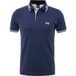 BOSS ATHLEISURE PAUL SLIM FIT Koszulka polo navy. Niebieskie koszulki polo męskie BOSS ATHLEISURE, z bawełny, polo. Za 379.00 zł.