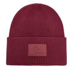 Czapka Quiksilver. Czerwone czapki męskie Quiksilver, na zimę, bez wzorów. Za 69.99 zł.