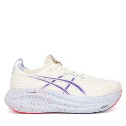 Buty do biegania Asics. Szare buty do biegania męskie Asics, bez wzorów, bez zapięcia, do biegania. Za 899.99 zł.