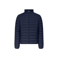 Lekka kurtka puchowa dla dorosłych JOTT Aragon. Niebieskie kurtki męskie Jott, bez wzorów, z puchu, sportowe, bez ramiączek, bez kaptura. Za 406.99 zł.