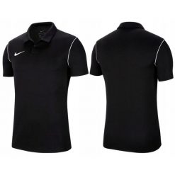 Koszulka do piłki nożnej męska Nike Polo Park 20. Białe koszulki polo męskie Nike, m, bez wzorów, sportowe, bez kołnierzyka, bez ramiączek. Za 96.03 zł.