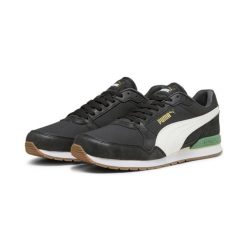 Buty męskie sportowe do chodzenia Puma ST RUNNER 75 YEARS. Czarne buty do biegania męskie Puma, bez wzorów, z materiału, bez zapięcia, do biegania. Za 304.00 zł.