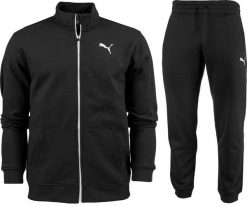 Puma Dres męski Puma Train Rain FaV Knitted Tracksuit czarny 521682 01 S. Czarne komplety dresowe męskie Puma, bez wzorów, z dresówki, bez ramiączek, bez kaptura. Za 260.31 zł.
