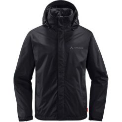 Kurtka przeciwdeszczowa męska Vaude Escape Light Jacket. Czarne kurtki softshell męskie Vaude, m, bez wzorów, z softshellu, bez kaptura, trekkingowe. Za 361.99 zł.