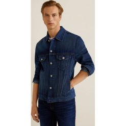 Mango Man - Kurtka jeansowa Ryan3. Szare kurtki męskie Mango Man, z bawełny, z krótkim rękawem. Za 199.90 zł.