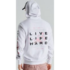 Bluza z kapturem kolekcja Cherry Blossoms - Biały. Bluzy nierozpinane męskie marki Cropp. Za 129.99 zł.