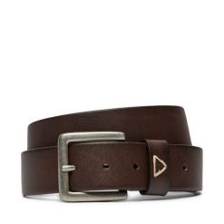 Pasek Męski Guess. Brązowe paski męskie Guess, z aplikacjami. Za 189.99 zł.