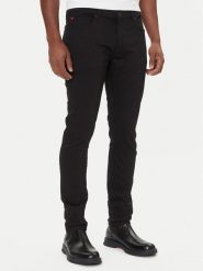 HUGO Jeansy 50547253 Czarny Extra Slim Fit. Czarne jeansy męskie Hugo, bez wzorów, z bawełny. Za 579.99 zł.