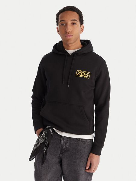 RVCA Bluza Frame Up 23A413506 Czarny Regular Fit. Czarne bluzy nierozpinane męskie RVCA, m, bez wzorów, z syntetyku, bez ramiączek, bez kaptura. Za 349.99 zł.