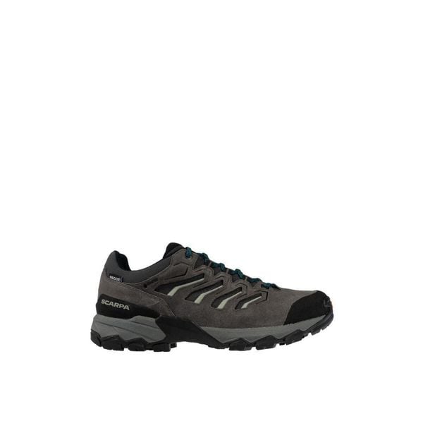 Buty trekkingowe męskie Moraine GTX. Szare buty trekkingowe męskie Scarpa, bez wzorów, sportowe, bez obcasa, bez zapięcia. Za 594.49 zł.