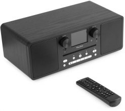 Miniwieża Audizio CD/BT/DAB+/radio internetowe czarne one size. Czarne radia Audizio. Za 899.00 zł.