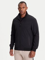 Guess Kurtka przejściowa Z5YL07 WH2H0 Czarny Regular Fit. Czarne kurtki męskie Guess, m, z aplikacjami, z syntetyku, bez ramiączek, bez kaptura. Za 430.00 zł.