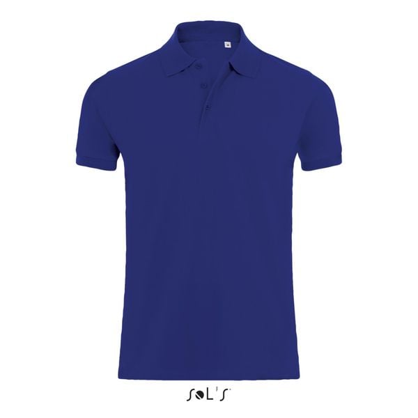 Polo Sol's Phoenix. Niebieskie koszulki polo męskie SOL'S, m, bez wzorów, bez kołnierzyka, bez ramiączek. Za 185.50 zł.