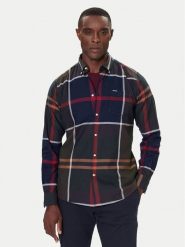 Barbour Koszula Dunoon MSH4980TN51 Granatowy Regular Fit. Niebieskie koszule męskie Barbour, m, bez wzorów, z bawełny, bez kołnierzyka, bez ramiączek. Za 469.99 zł.