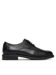 Tommy Hilfiger Półbuty Hilfiger Vogue FM0FM05768 Czarny. Czarne eleganckie półbuty męskie Tommy Hilfiger, ze skóry, wizytowe, bez obcasa, bez zapięcia. Za 479.99 zł.