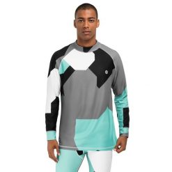 Podkoszulka termoaktywna męska SLUSH Penguin. Niebieskie bielizna termoaktywna męska SIROKO, m, bez wzorów, z elastanu, bez ramiączek, narciarskie. W wyprzedaży za 126.00 zł.