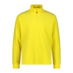 Polar CMP. Żółte bluzy z polaru męskie CMP, bez wzorów, z polaru, sportowe, bez ramiączek, bez kaptura. Za 188.00 zł.