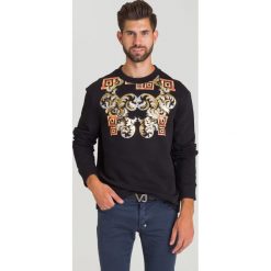 CZARNA BLUZA VERSACE COLLECTIONE. Bluzy nierozpinane męskie Versace Collection. Za 429.50 zł.