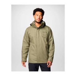 Kurtka 3w1 Columbia Bugaboo III Fleece Interchange Jacket - stone green M. Zielone kurtki męskie Columbia, m, bez wzorów, sportowe, bez ramiączek, bez kaptura. Za 579.00 zł.