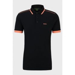 Koszulka Polo męska BOSS Paddy 1 NERO regular fit czarna (50512995-001). Czarne koszulki polo męskie Boss, m, bez wzorów, sportowe, bez kołnierzyka, bez ramiączek. Za 279.00 zł.