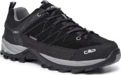 Buty trekkingowe męskie CMP Rigel Low Trekking Shoe Wp Nero/Grey r. 43 (3Q13247-73UC). Szare buty zimowe męskie CMP, bez wzorów, bez obcasa, bez zapięcia. Za 376.70 zł.