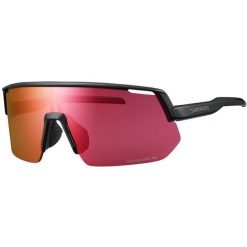Rowerowe okulary przeciwsłoneczne TECHNIUM 2 L Ridescape Road, czarne. Czarne okulary przeciwsłoneczne męskie SHIMANO, bez wzorów, sportowe. Za 489.90 zł.