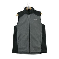 Second life - Męska szara kurtka polarowa TNF - Jak nowy. Szare kurtki męskie The North Face, m, bez wzorów, z polaru, sportowe, bez ramiączek, bez kaptura. Za 149.06 zł.