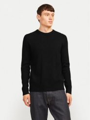 Jack & Jones Sweter Perfect 12257771 Czarny Regular Fit. Czarne kardigany męskie Jack & Jones, m, bez wzorów, z bawełny, bez ramiączek. Za 139.99 zł.