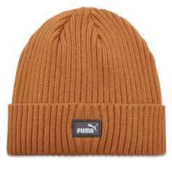 Czapka Puma. Brązowe czapki męskie Puma, na zimę, bez wzorów. Za 99.99 zł.
